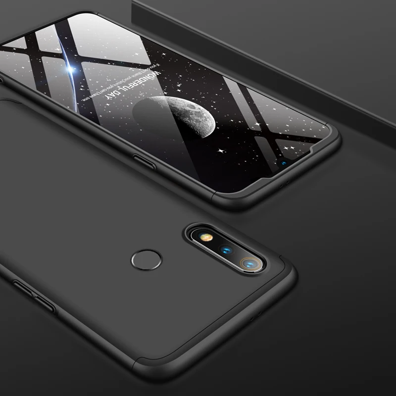 360 градусов чехол для OPPO Realme 5 3 2 F11 F9 Pro Q X Lite XT C2 U1 C1 K3 K1 A9 A7X AX7 чехол 3 в 1 Жесткий PC защитный чехол