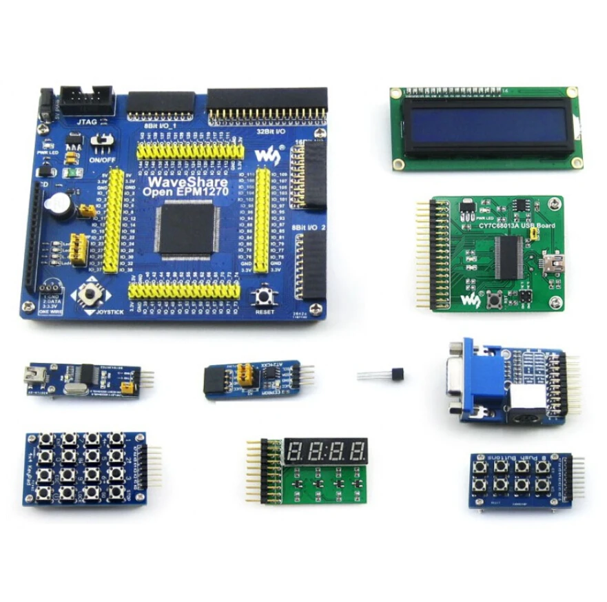 EPM1270T144C5N EPM1270 ALTERA MAX II CPLD макетная плата + 10 комплектов аксессуаров = OpenEPM1270 упаковка