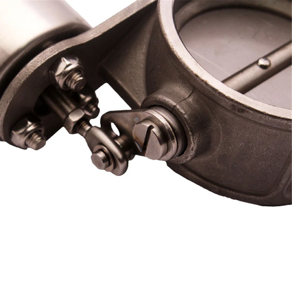 Car Exhaust Control Valve Boost Vacuum Activated Exhaust Remote Control Variable Sports Car Sound Fits 63mm Pipe Vehicle 2.5in