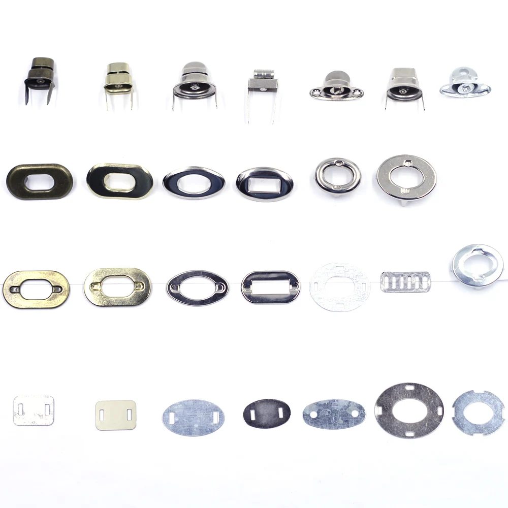 Закручивающаяся застежка с переключателем металлическая пряжка для сумочки