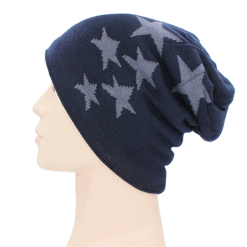 ALTOBEFUN Skullies Beanie, Мужская зимняя шапка, шапки из искусственного меха, теплая мешковатая вязаная шапка, взрослые шапочки, вязаная Толстая шапка для женщин BHT150