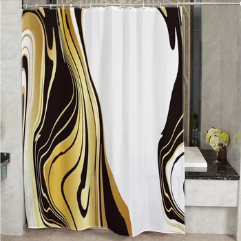 

Shower Curtain Microfiber Fabric Water Repellent Treatment Modern Home Bathroom Decorations bath curtains 150x180cm 180x180cm