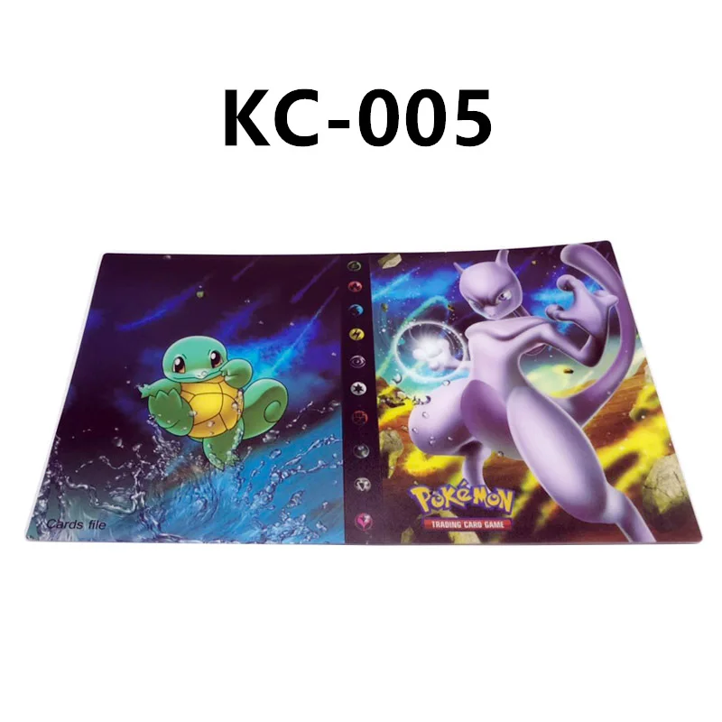 KC-005 240 шт. держатель Альбом 24 стиля Покемон карты Альбом Книга мультфильм аниме карманный монстр игрушка Пикачу для детей подарок - Цвет: KC-005