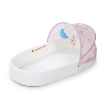 Cama de viagem de alta elasticidade do gv do algodão da memória do bebê do bebê do bebê