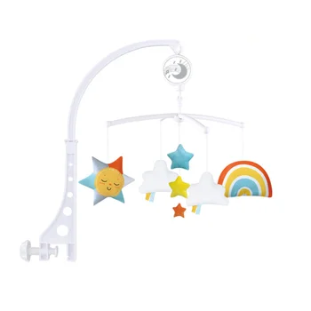 

1 Pc Lovely Cute Chic Appeasing Rattle Toy Bed Bell Plaything Rainbow Toy Music Plaything for Newborn Baby Infant