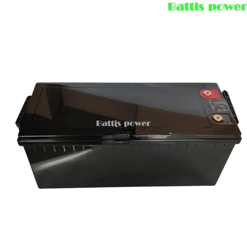 Водонепроницаемый Lifepo4 12V 200AH литиевые BMS 12,8 V для фотоэлектрических солнечной энергии 2400W резервный источник питания сабвуфер RV+ 10А зарядное устройство
