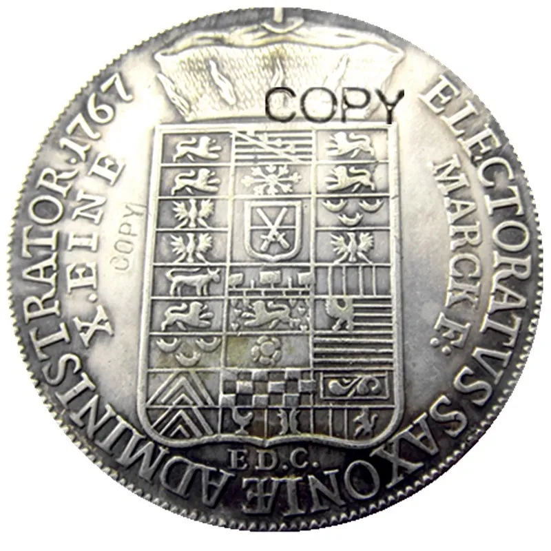 Немецкие штаты, Талер, 1767 Посеребренная копия монеты