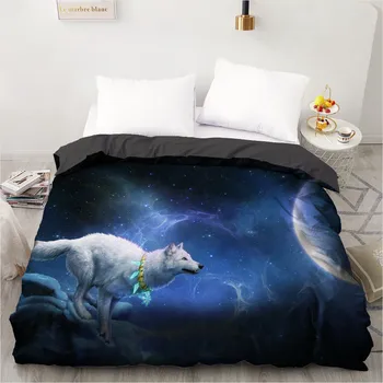 

3D Design Wolf Camel Quilt Covers Duvet Cover Comforter Blanket Case Bedding Sets King Queen Full Twin Home Textile