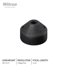 HD cctv Объектив Пинхол 6 мм M12* 0,5 крепление 1/" F2.0 53 градусов для камер видеонаблюдения