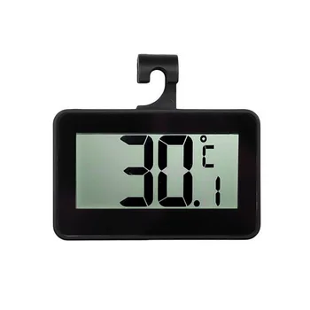 

LCD Digital Screen Precision Refrigerator Thermometer Adjustable Stand Magnet Waterproof Digital Refrigerator Freezer Room Hot