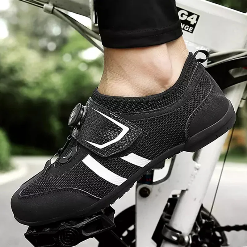 Men Road Bike Bicycle Shoes Antislip Breathable Cycling Shoes