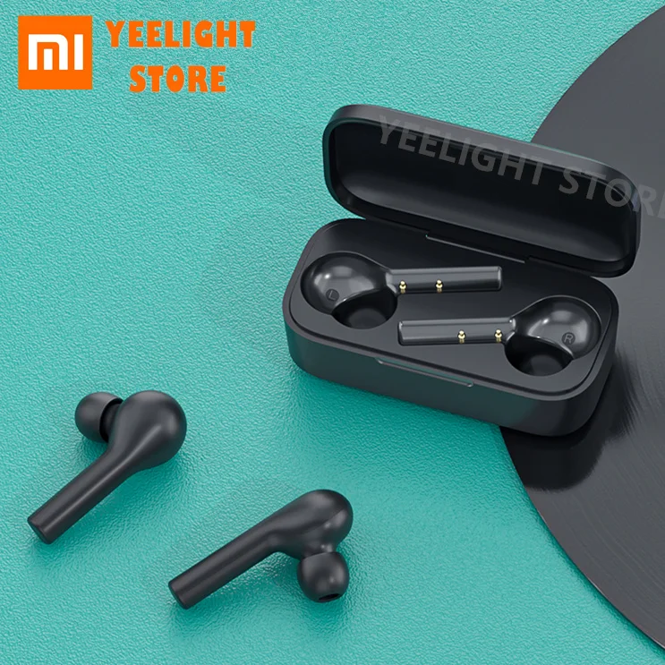 MI Mijia T5 TWS сенсорные беспроводные наушники с отпечатком пальца Bluetooth 5,0 3D стерео наушники с двойным микрофоном с шумоподавлением С игровым режимом