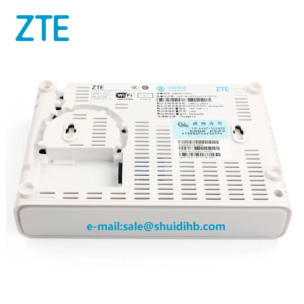 ZTE ZXHN F623 GPON ONU 1GE + 3FE порт 1 голосовой s WIFI ONT английский интерфейс|Оптоволоконное