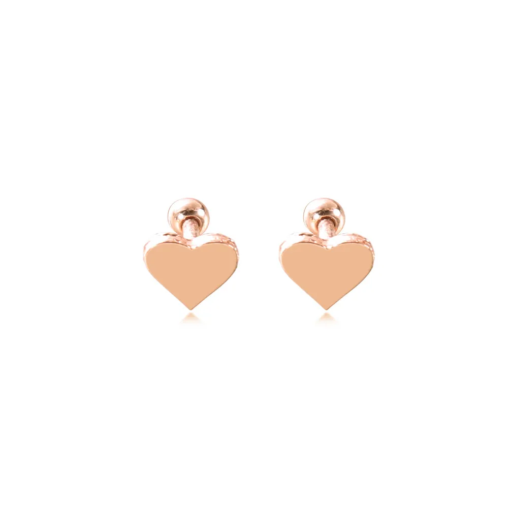 Корейские серьги в форме сердца для девушек, женские серьги в форме сердца, серьги-гвоздики с орнаментом, ювелирные изделия, кулон, подарки, Прямая поставка