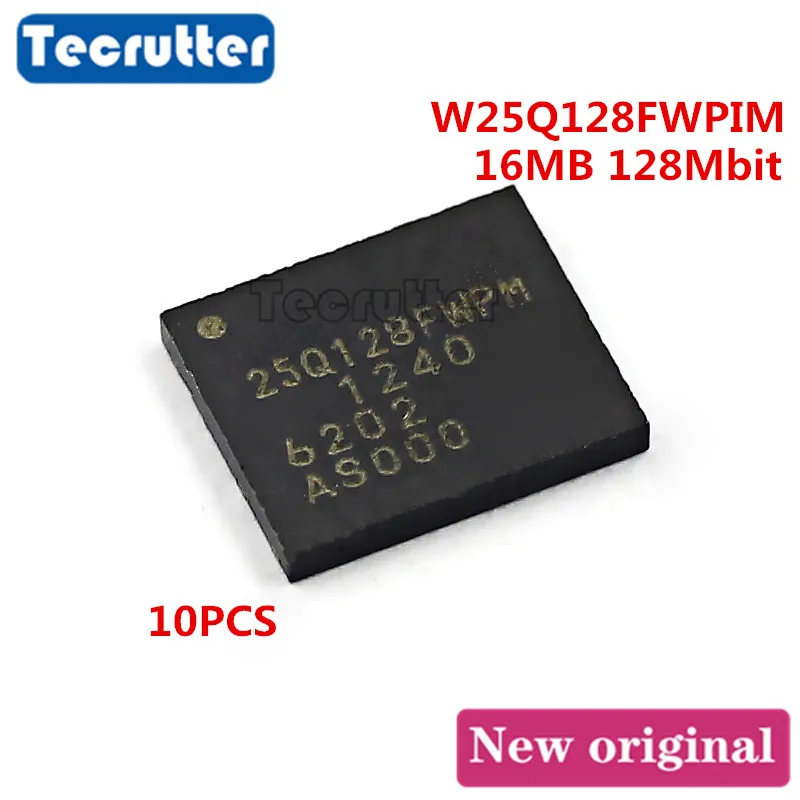 10 шт. W25Q128FWPIM 25Q128FWPM WSON8 6x5 16 Мб 128 Мбит 25Q128 W25Q128FW FLASH|Запасные части| |