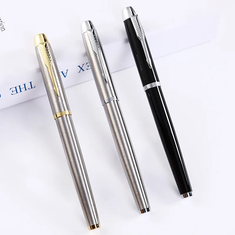 Metal Pen Factory Conference Roller Pen Business Gift 3 PCS Metal Signature Pen for School Japanese Stationery vans old school 36 dx anaheim factory blackcheck