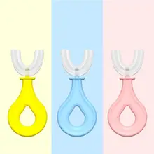Brosse à dents de type U pour enfants, soins buccaux manuels pour le nettoyage des dents