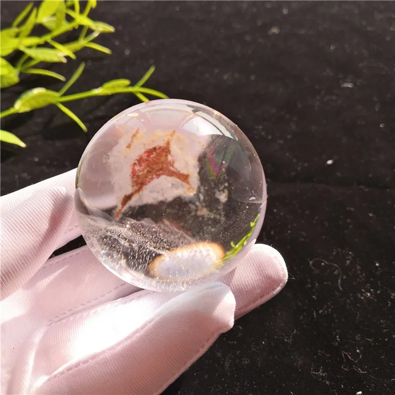 AAAA+ натуральный прозрачный белый кварц кристалл сфера шар фэн-шуй натуральные шары для дома Свадебные украшения
