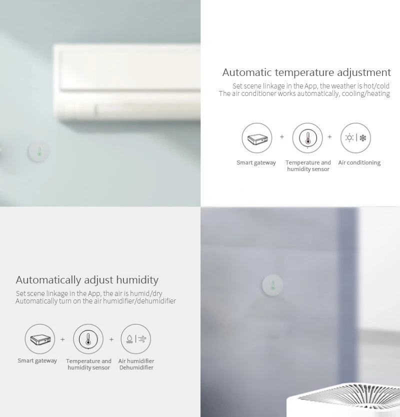 Aubess tuya zigbee 3.0 temperatura e sensor