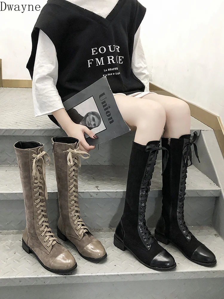 Но сапоги женские осень и зима 2019 новые толстые тонкие ins супер противопожарная