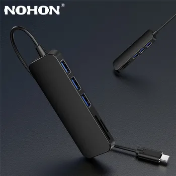

USB Type C HUB USB to Multi USB 3.0 Carder Reader Micro USB SD TF Card Adapter Splitter Slot PD for MacBook Pro Charging Port