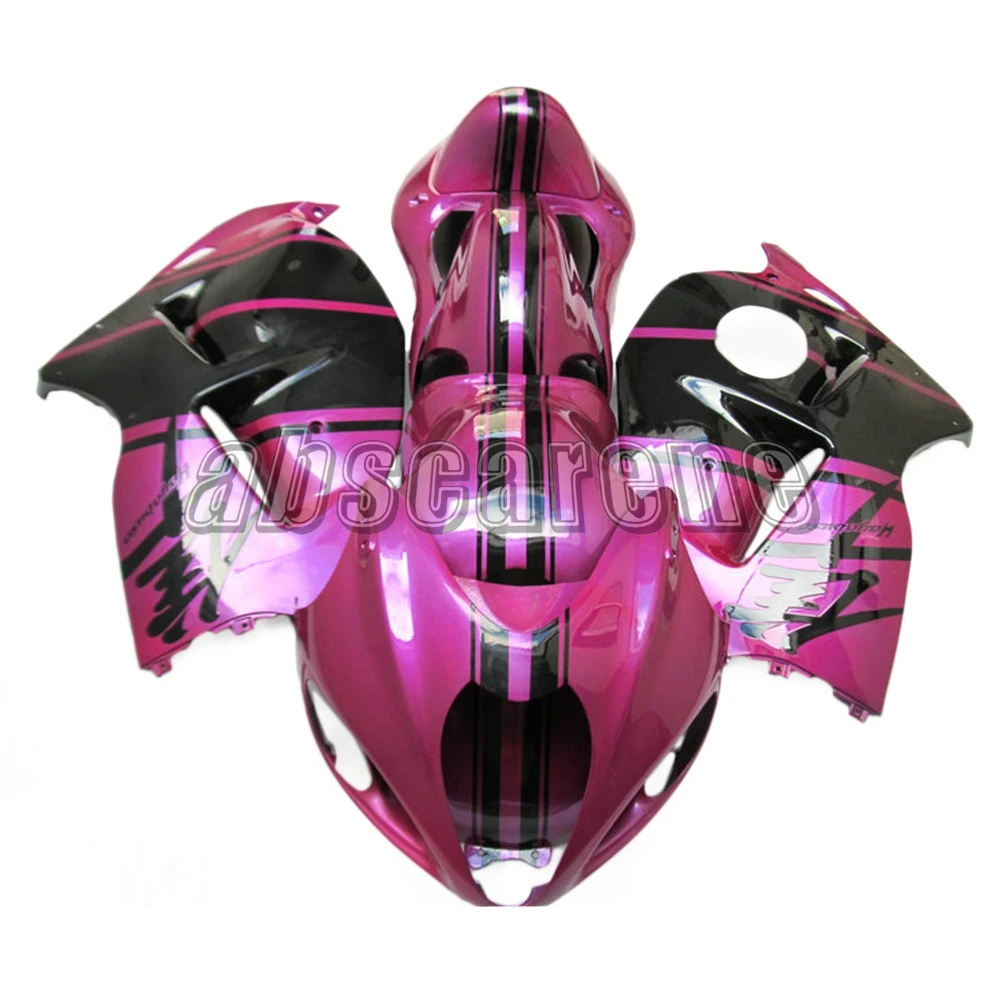 ABS Полный комплект обтекателей для Suzuki GSXR1300 Hayabusa 1997-2007 98 99 00 01 02 03 04 05 06 инъекции Cowlings блеск розовато-черный