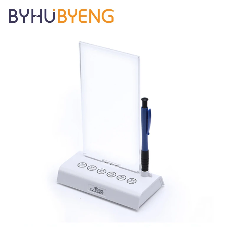 

BYHUBYENG Restaurant Menu Wireless Calling Paging System Waiter Call Queue Management Pager Transmitter Fast Food Equipment