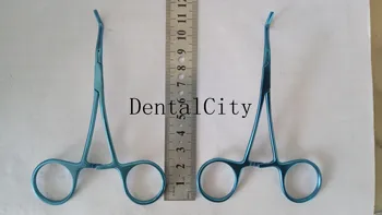 

Titanium Alloy Micro Kitzmiller Clamp Left/Right Angled Jaw Length 11cm neurosurgery surgical instruments