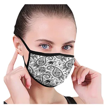 

5PC Flowers Pattern Mouth Mask Outdoor PM2.5 Anti-Haze Washable Reusable Masks Breathable Dustproof masks Earloop Mouth Mask