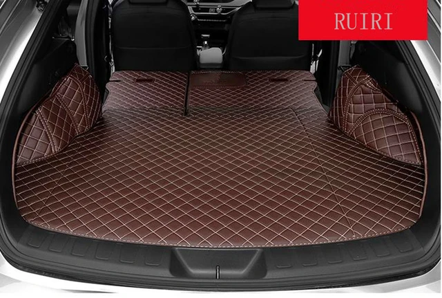 WITH001 Tapis De Coffre en Cuir De Voiture pour Lexus UX 300e 2019 2020  2021 2022, Tapis Coffre ImperméAble Anti-Rayures Protection Durable