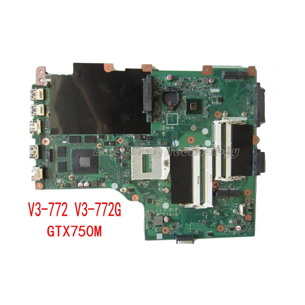 Материнская плата для ноутбука Acer V3-772 VA70HW материнская DDR3L REV 2 0 GTX750M NB.M7411.001 NBM7411001 |