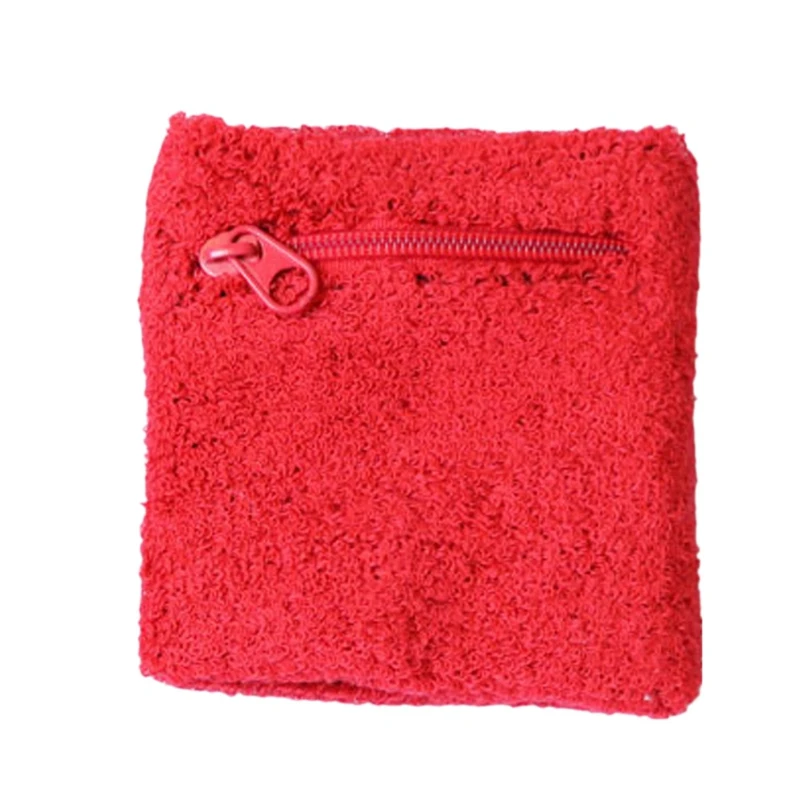 

Zipper Pocket Towel Sports Sweat Wristband Sports Protector