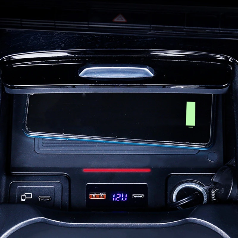 15w car wireless charger for Mercedes Benz W177 W247 AMG A35L A B Class GLB CLA 2019 2020 wireless phone charger accessories