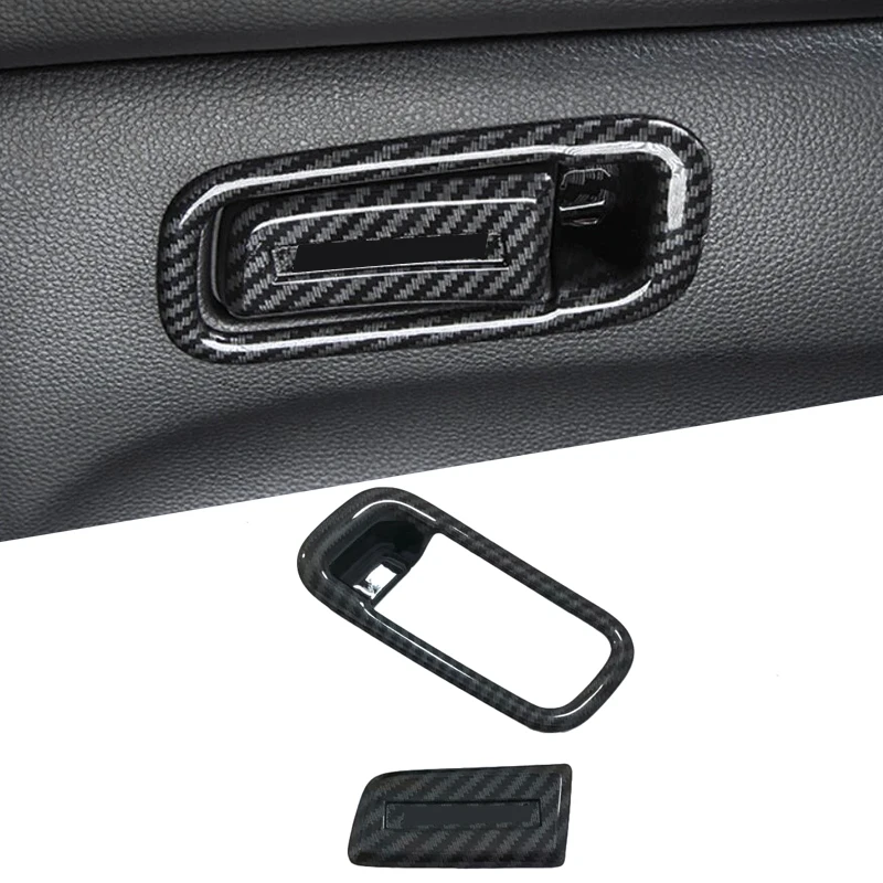 Для Honda 10th Accord Хром ABS пассажирский боковой ящик для хранения перчаток накладка из углеродного волокна/серебристый цвет декоративный Стайлинг