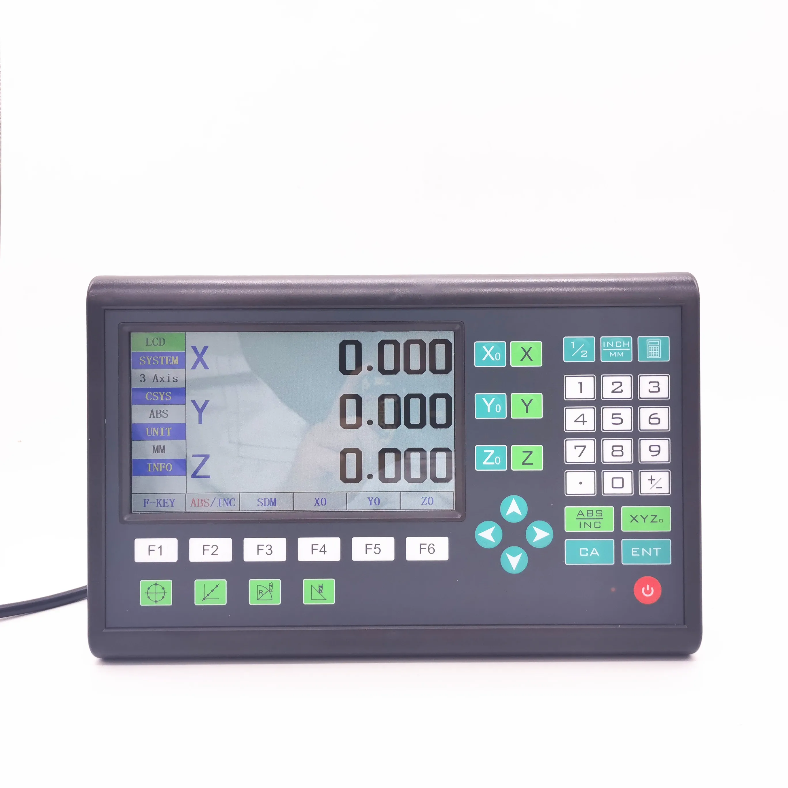 Полный комплект 3 осевой ЖК цифровой индикации DRO с 3 шт. 0-1000 мм Стеклянная линейная шкала датчик кодера для фрезерного токарного станка
