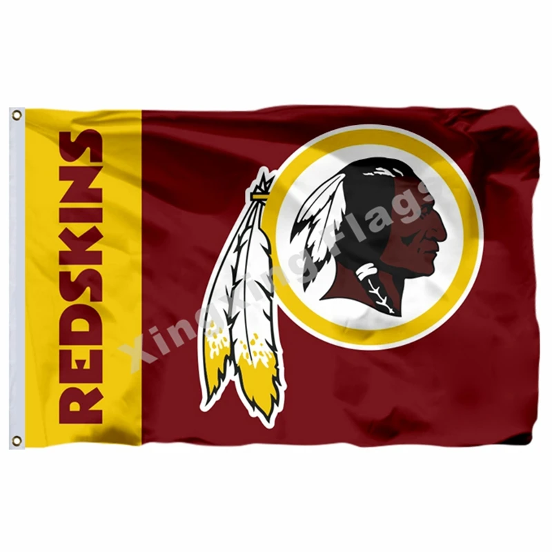 Washington Redskins нации 3ft X 5ft полиэстер баннер летающие Размеры № 4 90X150 см Изготовленный На Заказ Флаг - Цвет: F1