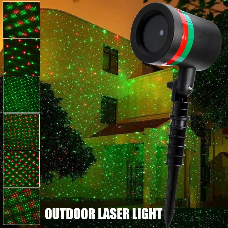 3D эффект Звездная лампа вечерние поставки водонепроницаемый Рождественский Декор фантастическое праздничное освещение газон огни Открытый Пейзаж