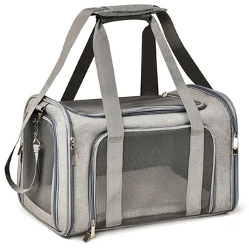 

Pet Cat Dog Carrier Car Seat Basket Dog Booster Seat Soft Side Carrier Pet Travel Protector Dog Bags For Small Dog
