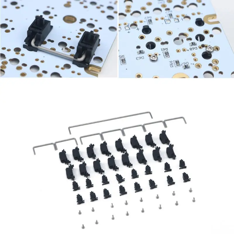 104 механическая клавиатура Pcb крепление винт в стабилизатор 6.25u модификатор ключ пластина