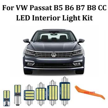 

100% White Error Free Canbus interior Dome Map lights Kit For Volkswagen VW Passat B5 B6 B7 B8 CC Sedan Variant (1997-2020)