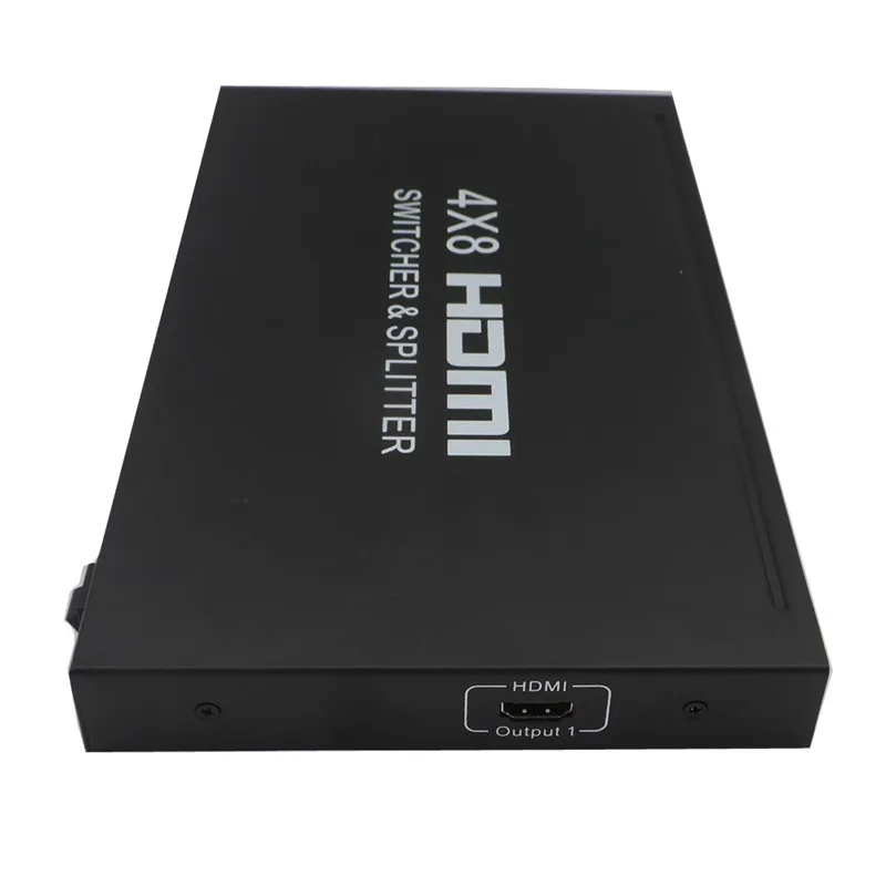 T 4Kx2K 3D 4x8 HDMI SwitcherSplitter,IR RC Control Support DTSDolby-AC3DSD,Power Adapter For HDTV Video Display Free Shipping (3)