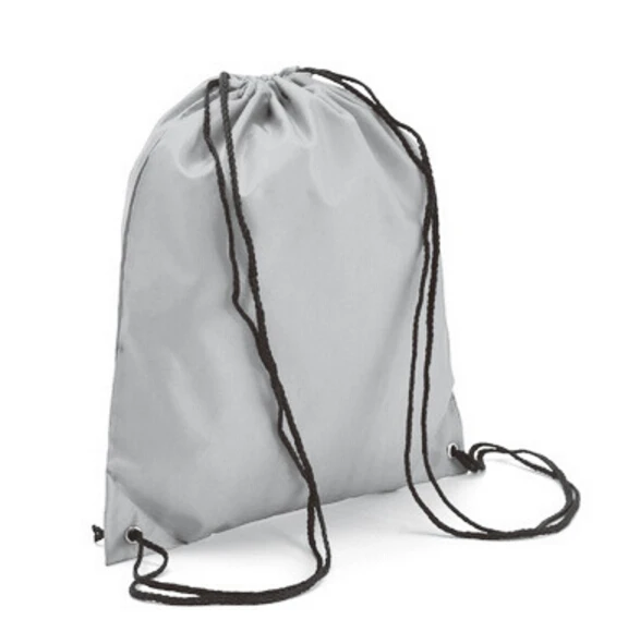 Серый Новая струнная сумка с завязками на спине Cinch Sack Спортивная вместительная сумка школьная сумка для спортивной обуви - Цвет: Серый
