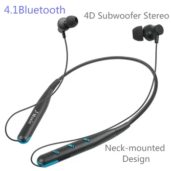 

Wireless Bluetooth4.1 Neck-Mounted HIFI Sports Headphones Support TF Card,Noise Reduction Call,Power Display,Built-In Microphone