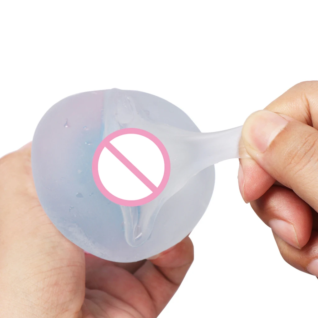 4D Waterproof Manual Massage Simulation Vagina Aircraft Cup Delay Lasting Exerciser Trainer Masturbator with Built-in Lock Ring