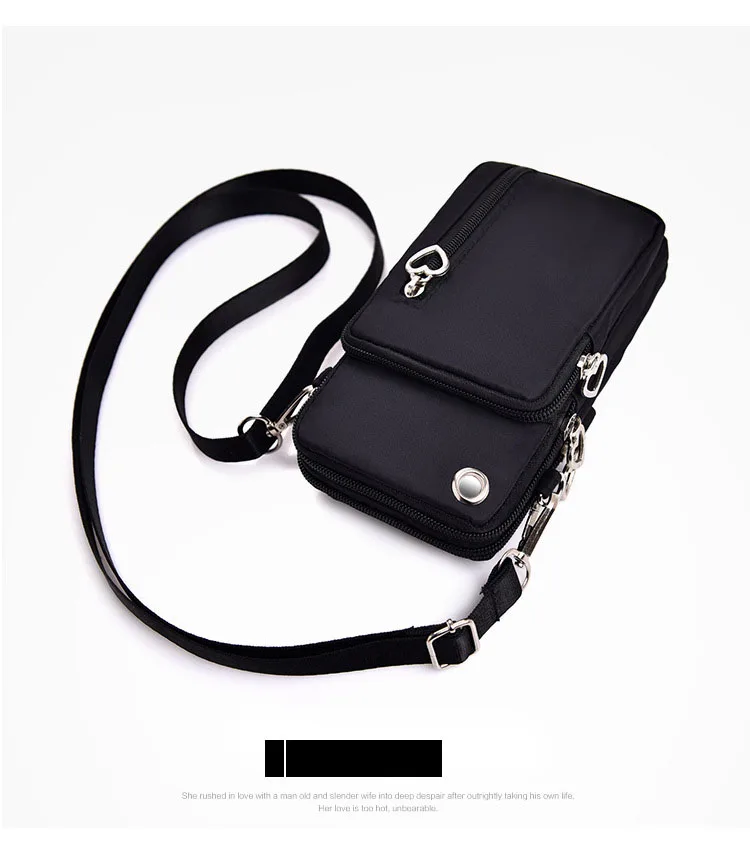 Universal Mobile Phone Bag For Samsung/iPhone/Huawei/HTC/LG Case Wallet Outdoor Sport Arm Purse Shoulder Bag Women Phone Pouch