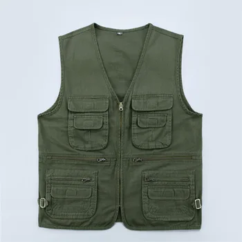 

Men's Fishing Vest With Multi-Pocket Zip For Photography / Hunting / Travel Outdoor Sport Outdoor Sport Jacket