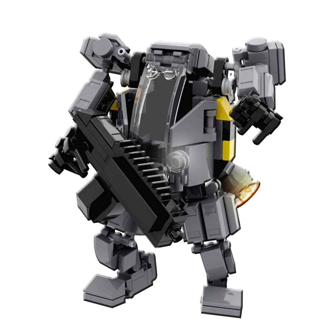 Modiker мини MOC бронированная посадка меха снег Барсук Кирпичи Модель маленькие