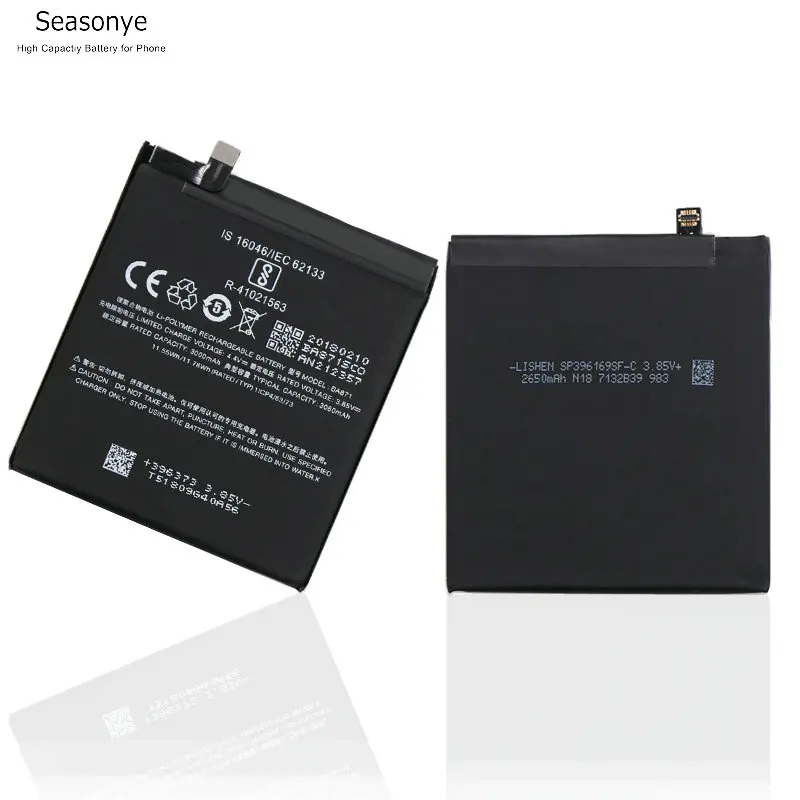 Seasonye розничная продажа/Опт 3060mAh / 11.78Wh BA871 запасная батарея для сотового телефона
