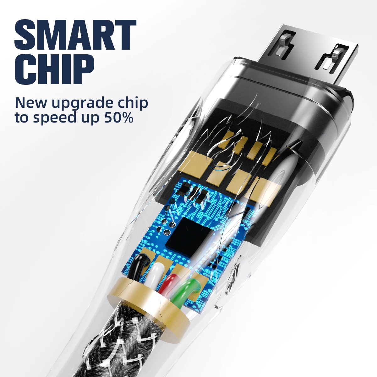 ANMONE Тип C Магнитный кабель Магнит Micro USB телефонный кабель из цинкового сплава, цинковый сплав 5A быстрой зарядки для мобильного телефона шнур