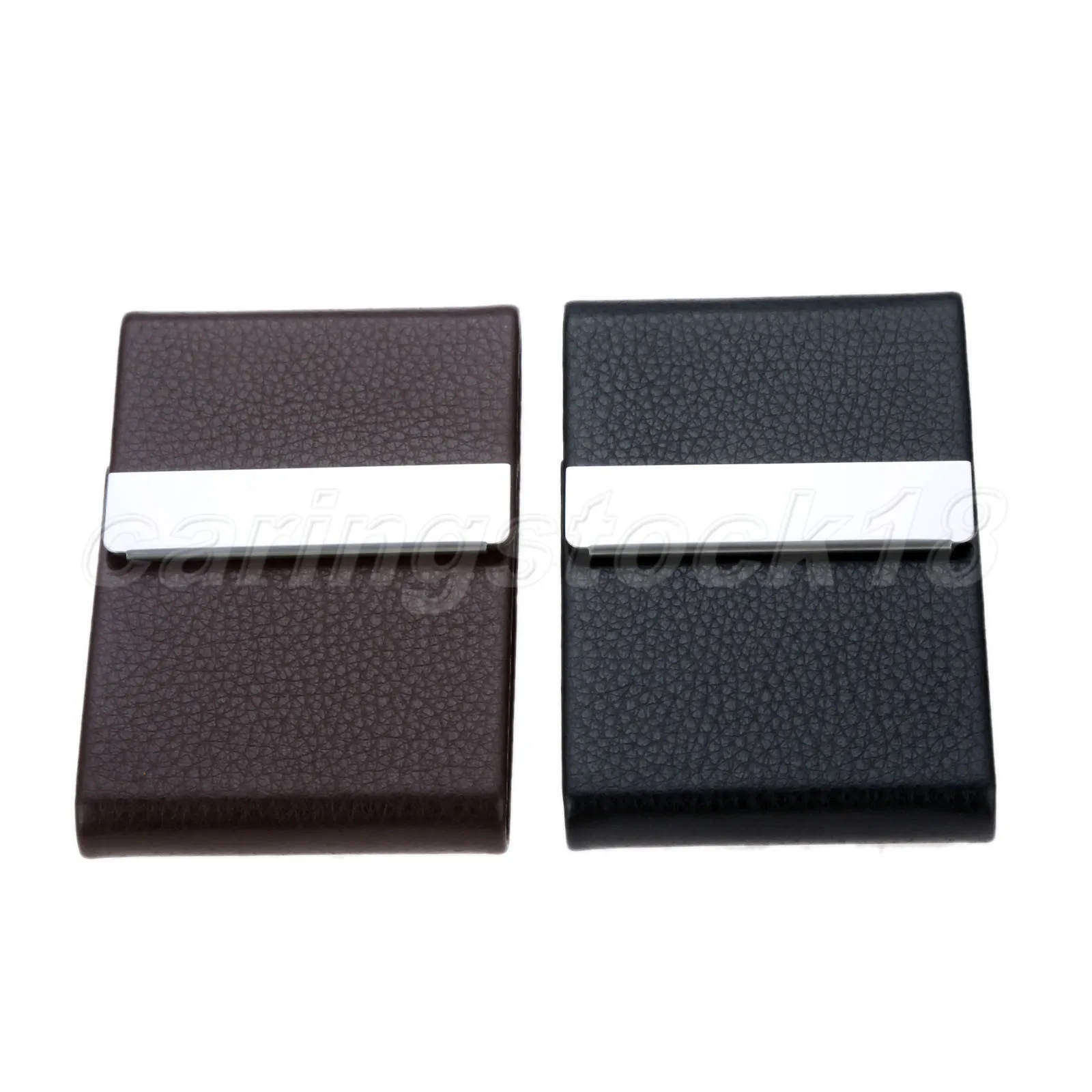 1 x PU Cigarette Case Cigar Storage Box Stainless Steel Multifunction